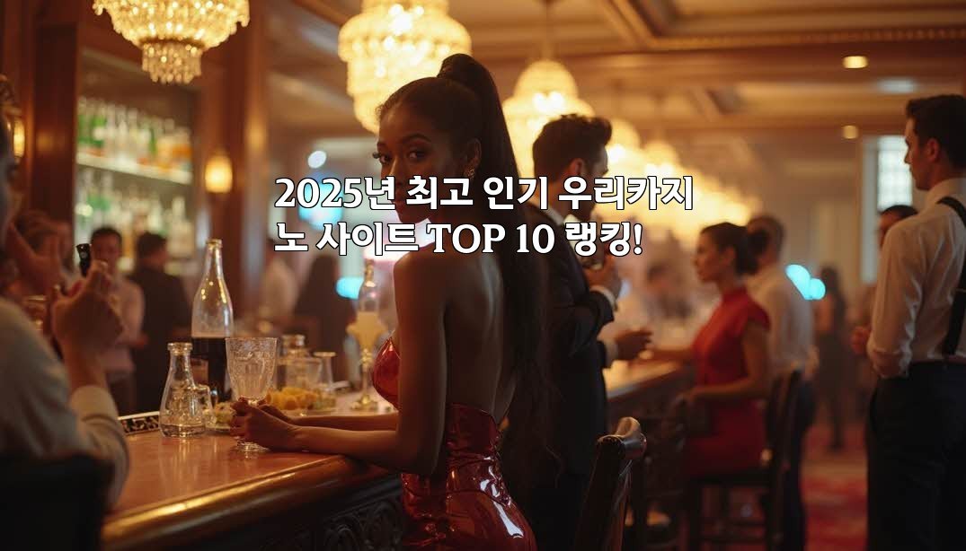 2025년 최고 인기 우리카지노 사이트 TOP 10 랭킹!