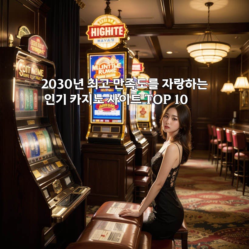 2030년 최고 만족도를 자랑하는 인기 카지노 사이트 TOP 10