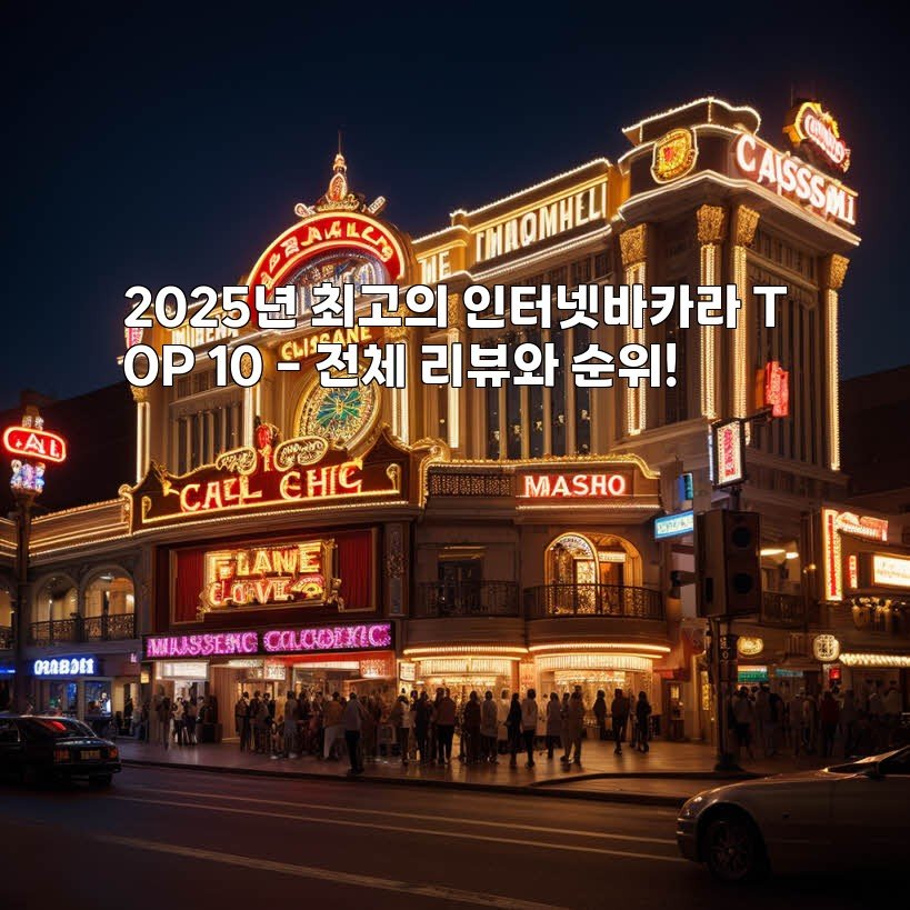 2025년 최고의 인터넷바카라 TOP 10 – 전체 리뷰와 순위!