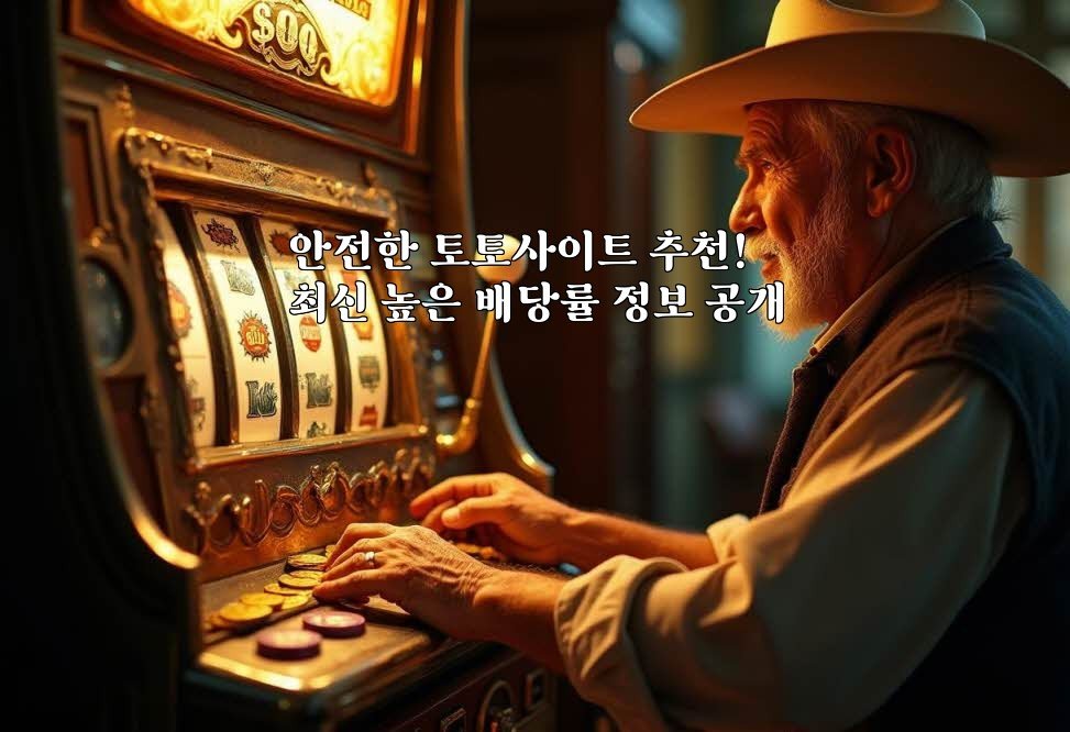 안전한 토토사이트 추천! 최신 높은 배당률 정보 공개